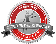 Attorney and Practice Magazine Family Law Badge