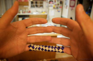 Hands with a finger trap